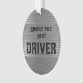 Gewoon de beste chauffeur ornament (voorkant)