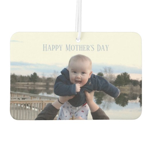 Gewoon de beste foto van Moederdag Luchtverfrisser (Achterkant)