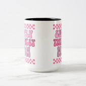 Gewoon de beste mama. Niet zomaar een moeder. Tweekleurige Koffiemok (Center)