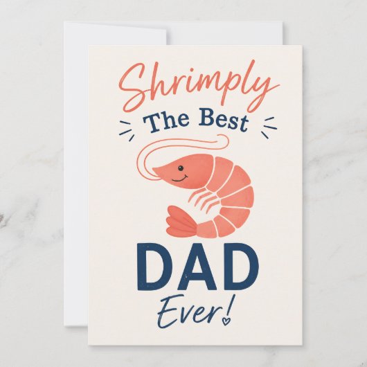 Gewoon de Beste Papa Ooit! Vaderdag Plat Kaart (Voorkant)