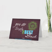 Gewoon de beste vader kaart (Achterkant)