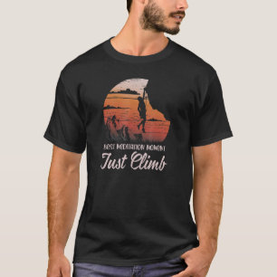 Gewoon de Bouldering Wall Mountains Climate Alpin T-shirt