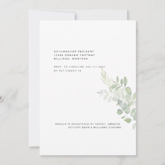 Gewoon de bruid foto wit Vrijgezellenfeest Kaart (Achterkant)