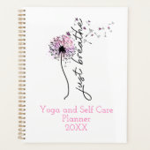 Gewoon de Dandelion Butterfly Yoga Self Care Planner (Voorkant)