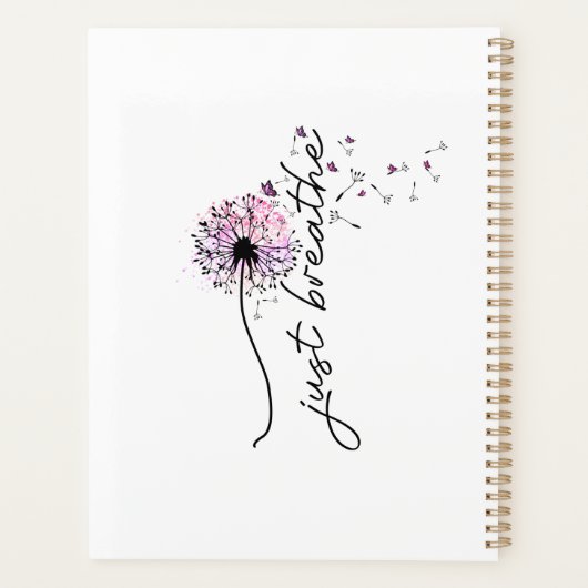 Gewoon de Dandelion Butterfly Yoga Self Care Planner (Achterkant)