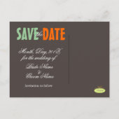 Gewoon, de datum opslaan Foto briefkaarten, Aankondigingskaart (Achterkant)