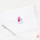 Gewoon de knoop doorhakken ronde sticker (Envelop)
