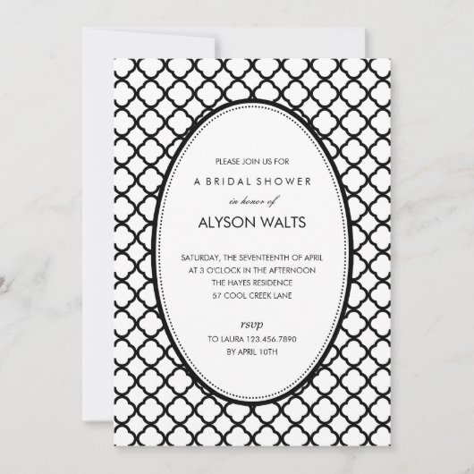 Gewoon de Moderne Uitnodiging van de Algemene Part (Voorkant)