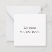 Gewoon de stok van Dandelion in de wind blazen Notitiekaartje (Achterkant)