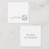 Gewoon de stok van Dandelion in de wind blazen Notitiekaartje (Voorkant / Achterkant)