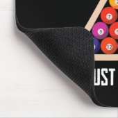 Gewoon de tip spelen Pool Hall grappige biljart Muismat (Hoek)
