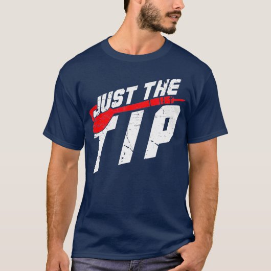 Gewoon de tip voor een darts player club t-shirt (Voorkant)