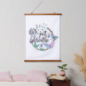 Gewoon de vlinder Dandelion Self Care Yoga Hangend Wandkleed (Slaapkamer)