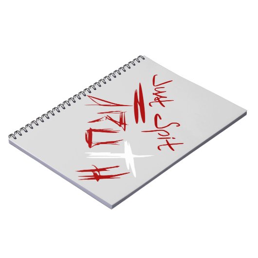 Gewoon de Waarheid spuiten Notitieboek (Linkerzijde)