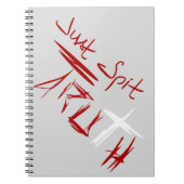 Gewoon de Waarheid spuiten Notitieboek (Voorkant)