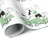 Gewoon de Yoga Meditation Pose afbreken Cadeaupapier (Rol Hoek)