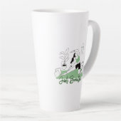 Gewoon de Yoga Meditation Pose afbreken Latte Mok (Rechterhoek)