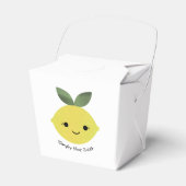 Gewoon de Zest Cute Kawaii Lemon Bedankdoosjes (Voorkant Zijde)