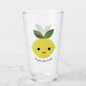 Gewoon de Zest Cute Kawaii Lemon Glas (Voorkant)