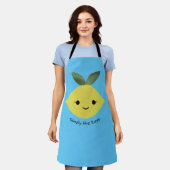 Gewoon de Zest Cute Kawaii Lemon Schort (Gedragen)