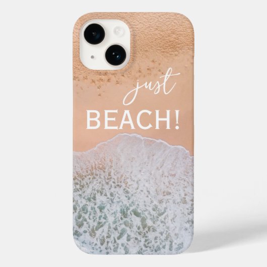 Gewoon de zomervakantiestrand weer omlaag halen Case-Mate iPhone case (Achterkant)