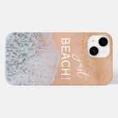 Gewoon de zomervakantiestrand weer omlaag halen Case-Mate iPhone case (Achterkant (horizontaal))
