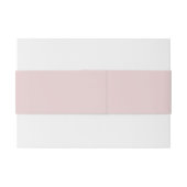 Gewoon delicate roze achternaam uitnodigingen wikkel (Achterkant Voorbeeld)