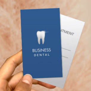 Gewoon Dental Royal Blue Professional Benoeming Afsprakenkaartje