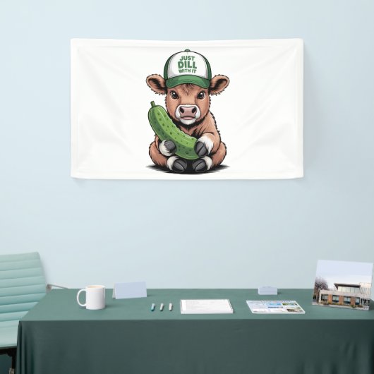 Gewoon Dill with It Koe, Grappige augurk Spandoek (Beurs)