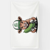 Gewoon Dill with It Koe, Grappige augurk Spandoek (Verticaal)