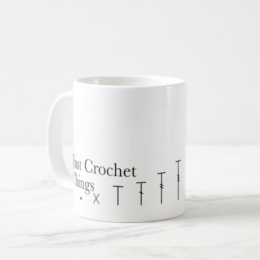 Gewoon dingen haken Mok (Voorkant links)