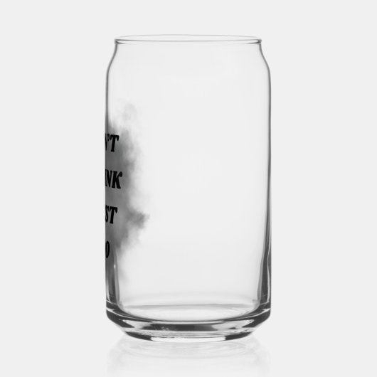 Gewoon doen blikvorm glas (Links)