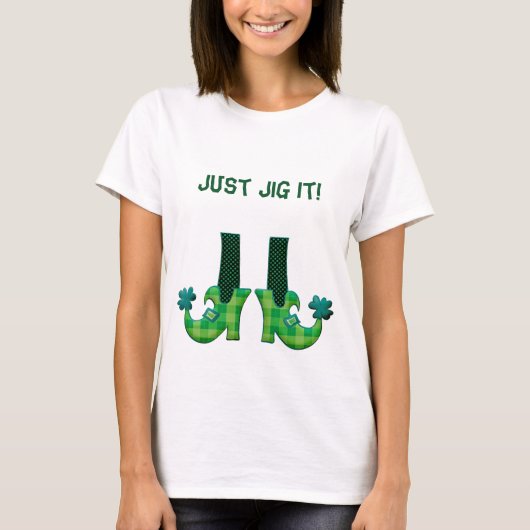 Gewoon doen! Leprechaun Legs en Boots T-shirt (Voorkant)