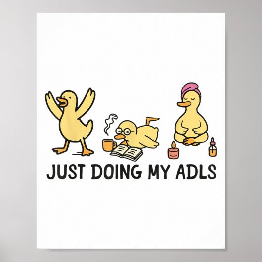 Gewoon doen mijn ADLS - Gekke Gans Occupational da Poster (Voorkant)