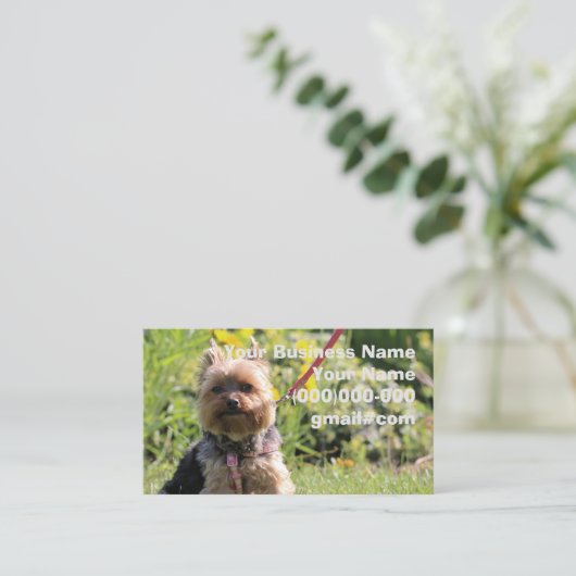 Gewoon donker visitekaartje (Staand voorkant)