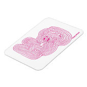 Gewoon doolhof "Hey" doolhof magneet (Linkerzijde)