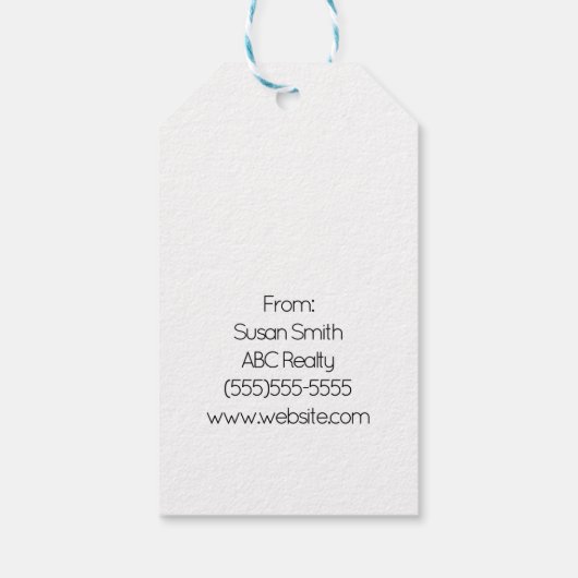 Gewoon door cadeaulabel (Achterkant)