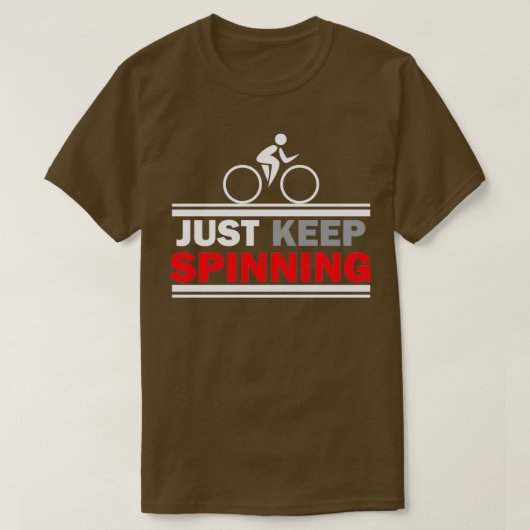 Gewoon door draaiende draaiing in klasse Gym Worko T-shirt (Design voorkant)