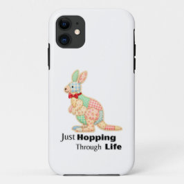 Gewoon door het leven huppelen Kangoeroe ontwerp Case-Mate iPhone Case