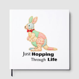 Gewoon door het leven huppelen Kangoeroe ontwerp Gastenboek