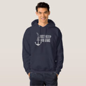 Gewoon door joggen Gebroken anker grappig Hoodie (Voorkant volledig)