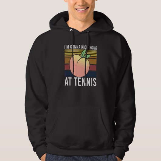 Gewoon door te drukken op Tennis Hoodie (Voorkant)