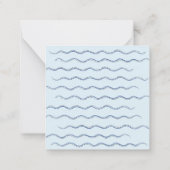 Gewoon door te zwemmen walvis notitiekaartje (Achterkant)