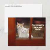 Gewoon door vallen briefkaart (Voorkant / Achterkant)