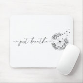 Gewoon doorbreken als stoom van Dandelion Minimal  Muismat (Met muis)