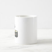 Gewoon doorlopen met het grappige Sushi Roll Pun Koffiemok (Center)