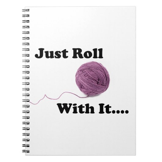 Gewoon doorrollen. notitieboek (Voorkant)