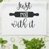 Gewoon doorrollen. | Vleerzak Theedoek (Gevouwen)