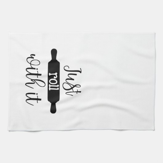 Gewoon doorrollen. | Vleerzak Theedoek (Horizontaal)