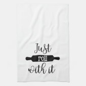 Gewoon doorrollen. | Vleerzak Theedoek (Verticaal)